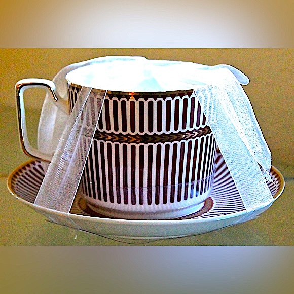 GRACES TEAWARE CUP SAUCER SET NEW PORCELAIN - Picture 10 of 12
